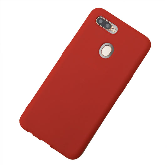 OPPO A5s Silicone back Cover Slim Magic TPU Case Red