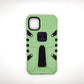 iPhone 11 Shockproof Armour Magnet Car holder Military Grade Case Light Green