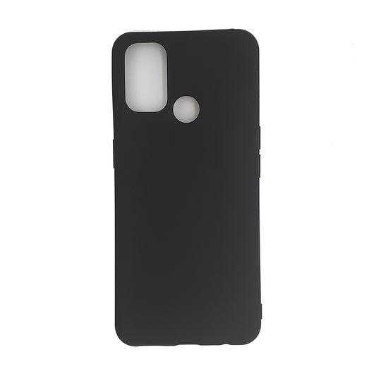 OPPO A53 Silicone back Cover Slim Magic TPU Case Black