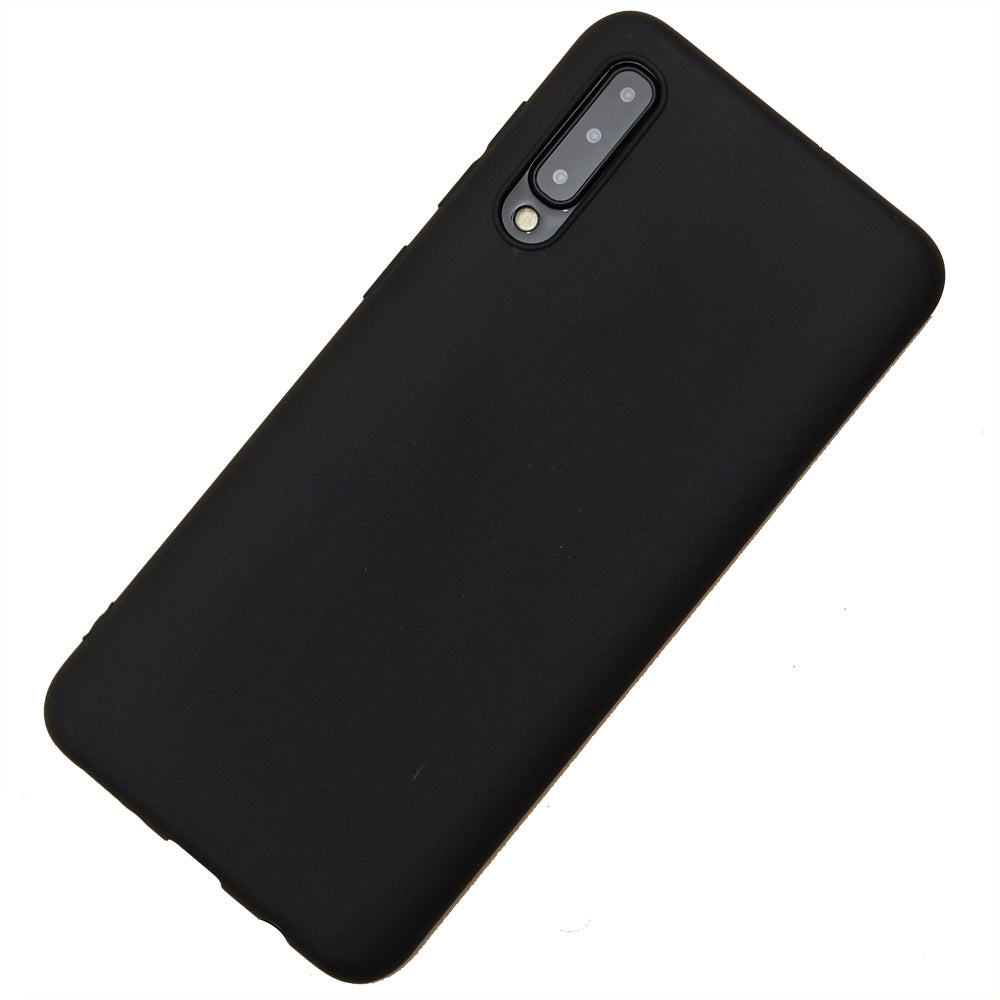 Samsung A50 Silicone back Cover Slim Magic TPU Case Black