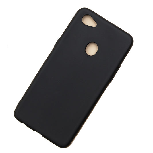 OPPO F7 Silicone back Cover Slim Magic TPU Case Black