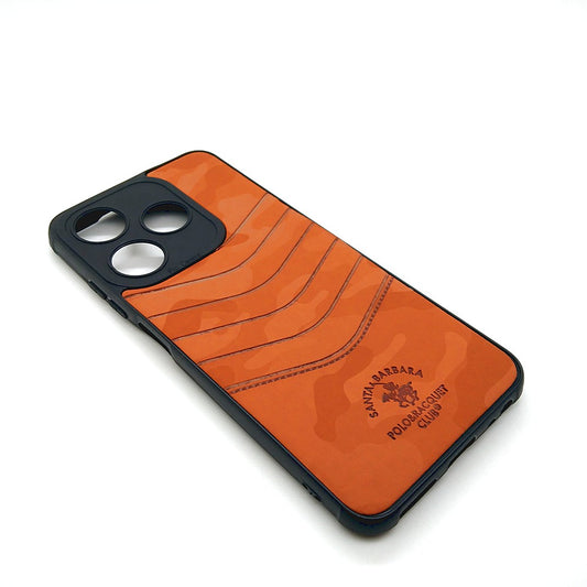 TECNO Spark 10C POLO clothe texture case velvet Back Cover Orange