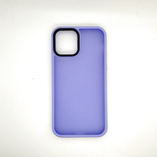 iPhone 12 Luxury Matte Slim Shockproof iPhone Case Purple