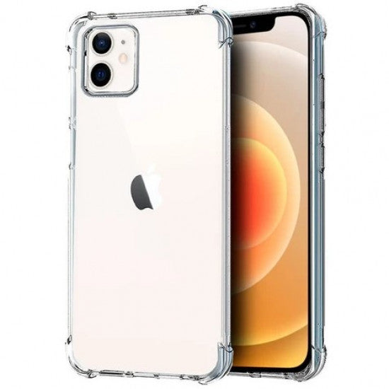 AntiShock Clear Back Cover Soft Silicone TPU Bumper case for apple iPhone 12 Mini