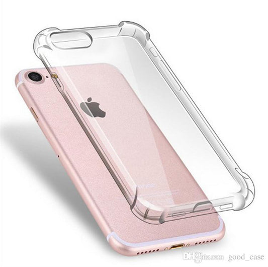 AntiShock Clear Back Cover Soft Silicone TPU Bumper case for apple iPhone SE 2020