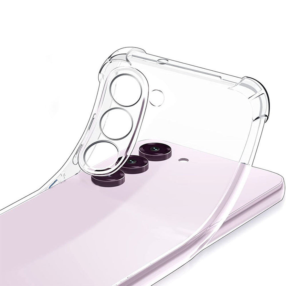 AntiShock Clear Back Cover Soft Silicone TPU Bumper case for Samsung S24