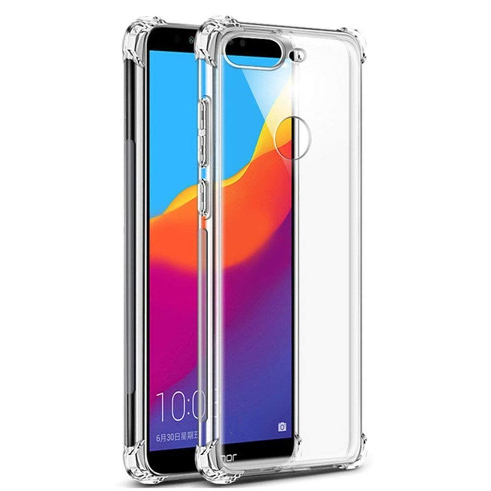 AntiShock Clear Back Cover Soft Silicone TPU Bumper case for OPPO F9