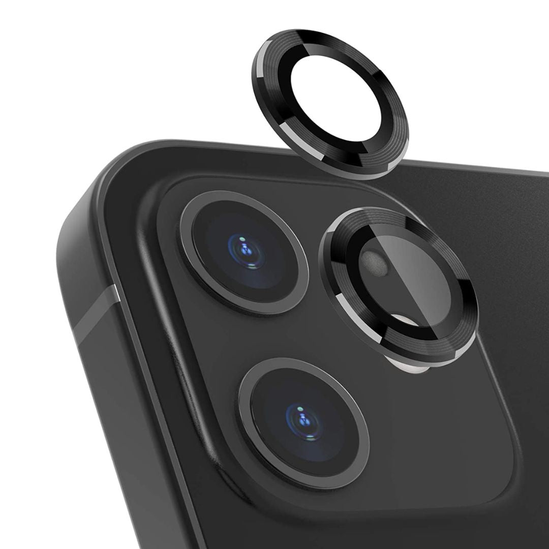 iPhone 12 Mini Camera lens protection Ring with Tempered glass