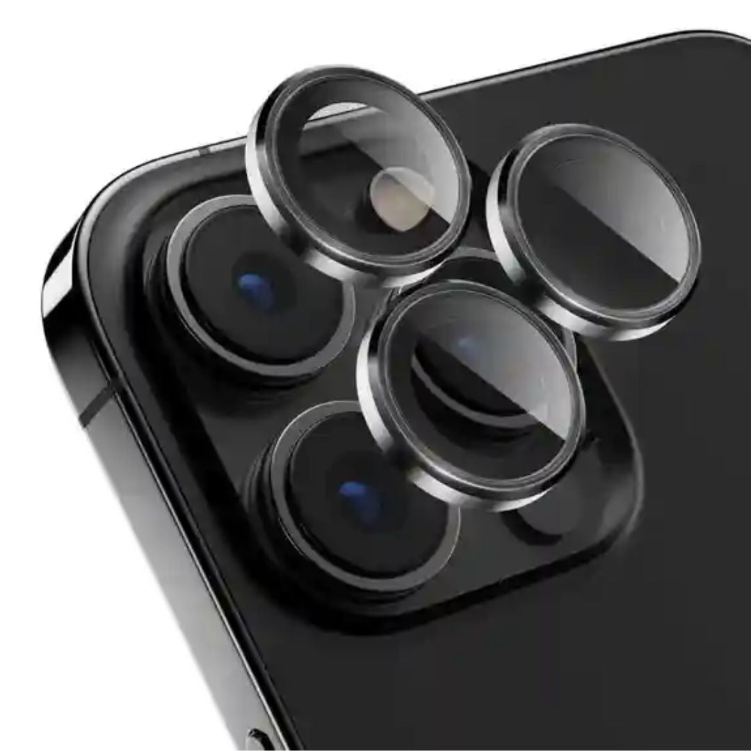 iPhone 12 Pro Max Camera lens protection Ring with Tempered glass