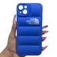 iPhone 15 Plus Puffer Jacket Case Shock-Absorbing Air Cushion Back Cover