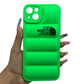 iPhone 15 Plus Puffer Jacket Case Shock-Absorbing Air Cushion Back Cover