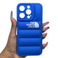 iPhone 15 Pro Puffer Jacket Case Shock-Absorbing Air Cushion Back Cover