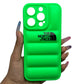 iPhone 15 Pro Puffer Jacket Case Shock-Absorbing Air Cushion Back Cover