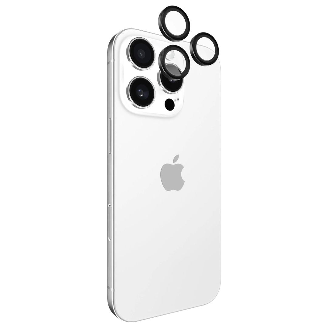 iPhone 16 Pro Max Camera lens protection Ring with Tempered glass