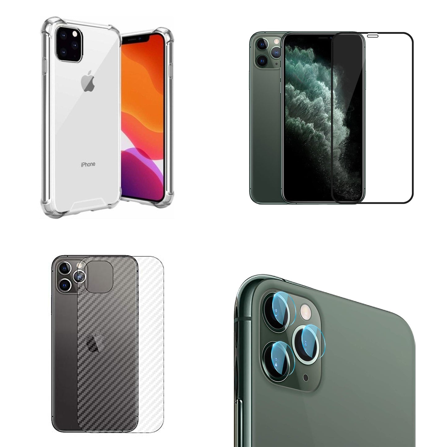 4in1 Protection pack for iPhone 11 Pro