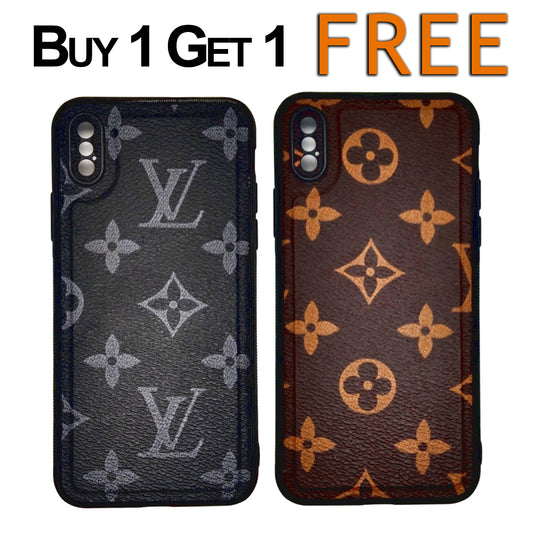LV Case Special Buy 1 Get 1 Free Offer pack For apple iPhone X / XS