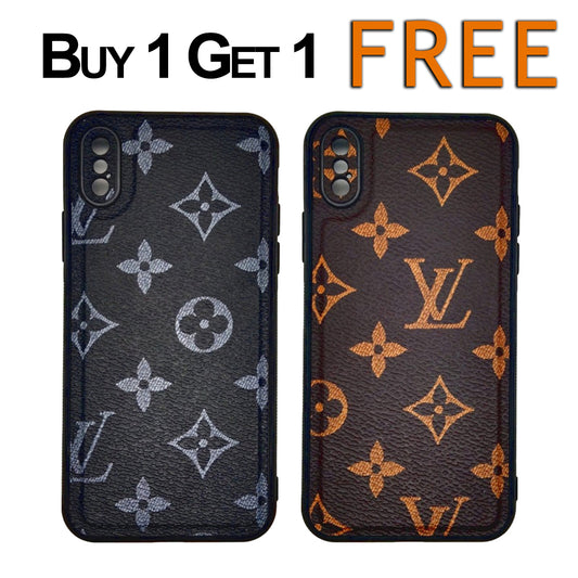 LV Case Special Buy 1 Get 1 Free Offer pack For apple iPhone XS