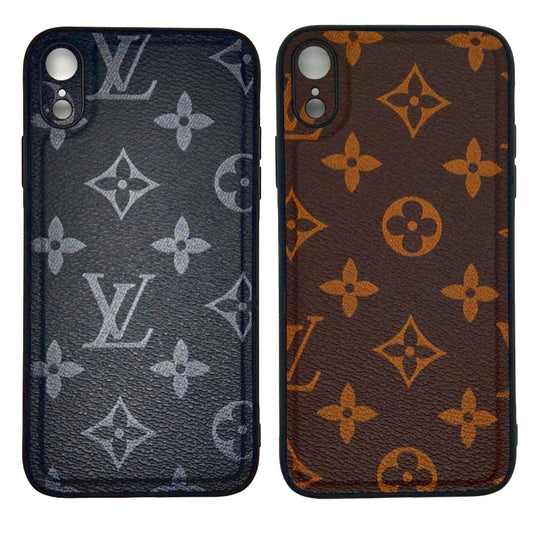 LV Case High Quality Perfect Cover Full Lens Protective Rubber TPU Case For apple iPhone XR