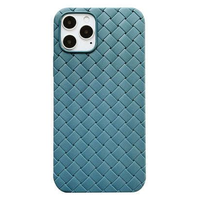 iPhone 13 Pro Cross Grid Weaving Pattern Design Silicone Case back Cover