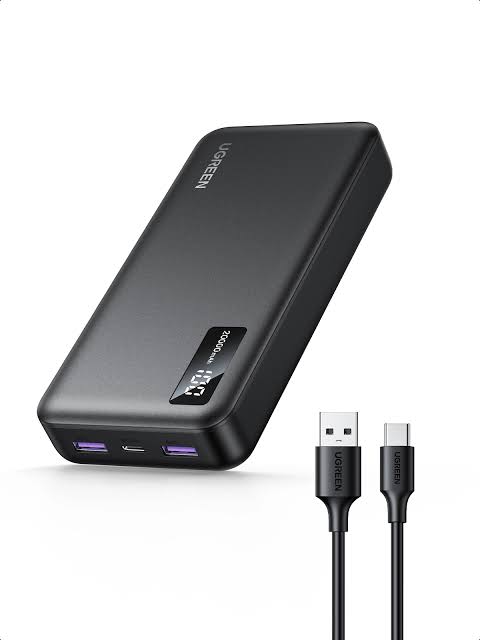UGREEN 20000mAh 20W Fast Charging Power Bank – Model PB312 – Portable Fast Charging Battery Pack for Smartphones, Tablets, Laptops and USB-Powered Devices