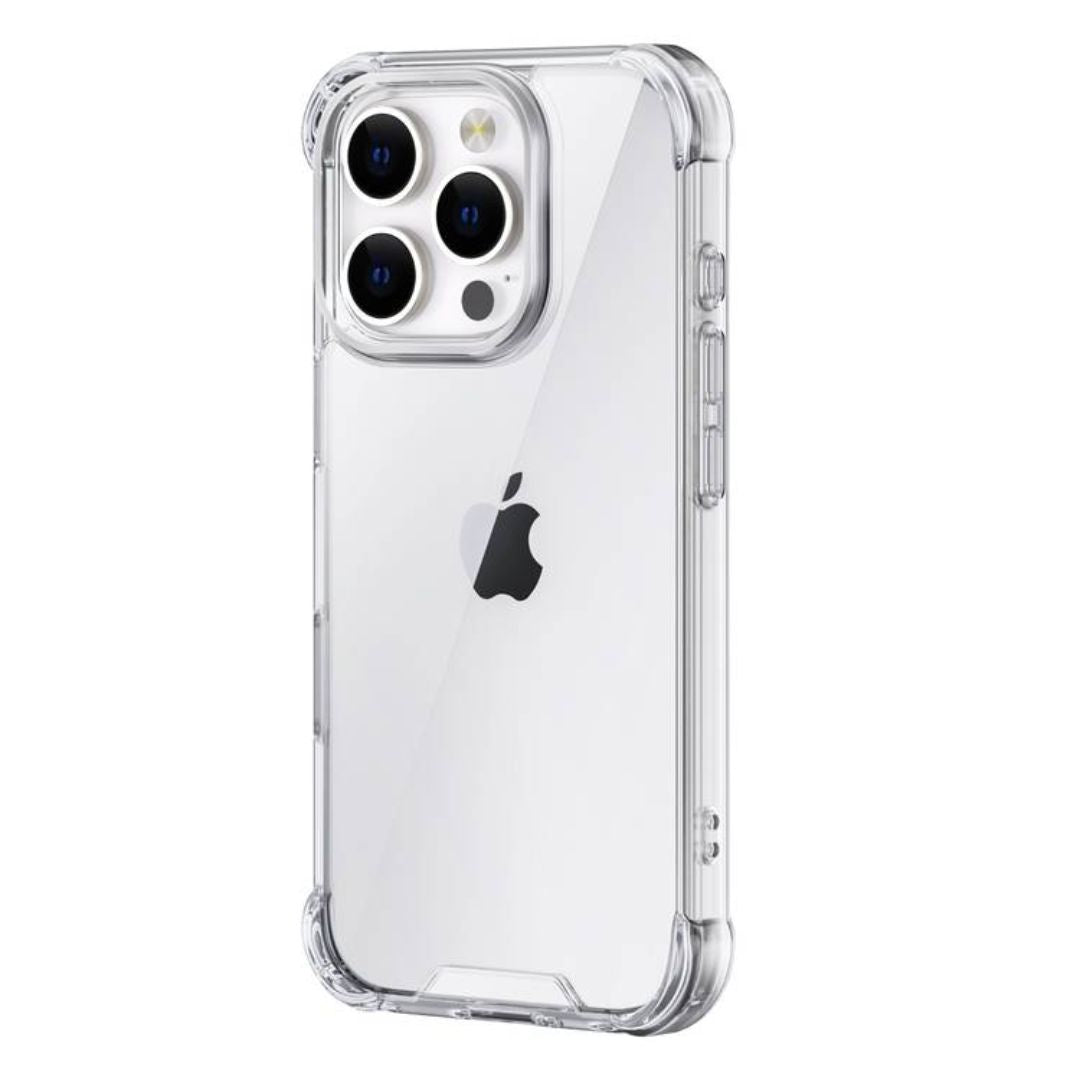 AntiShock Clear Back Cover Soft Silicone TPU Bumper case for apple iPhone 16 Pro Max