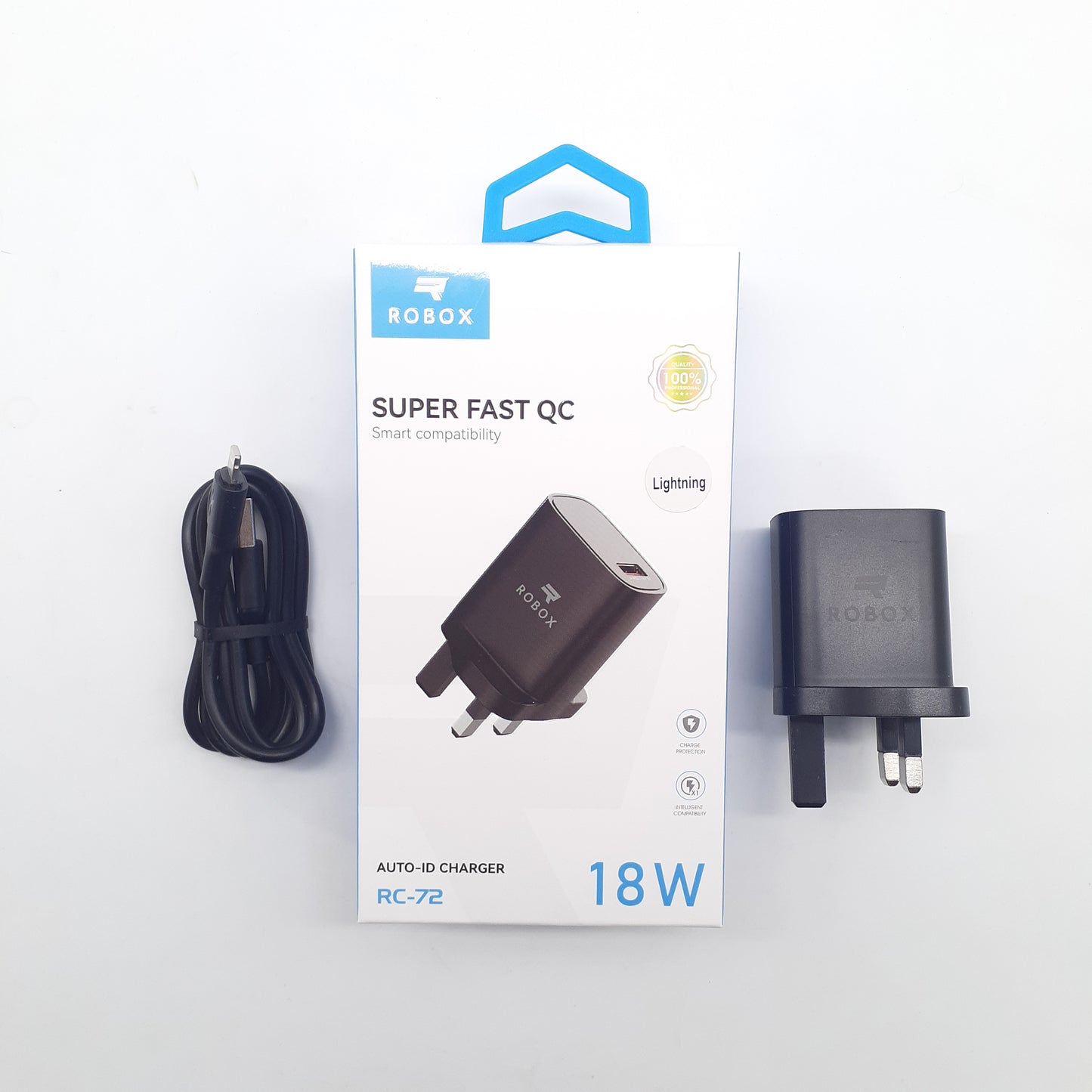 Robox 18W Charger with Lightning Cable