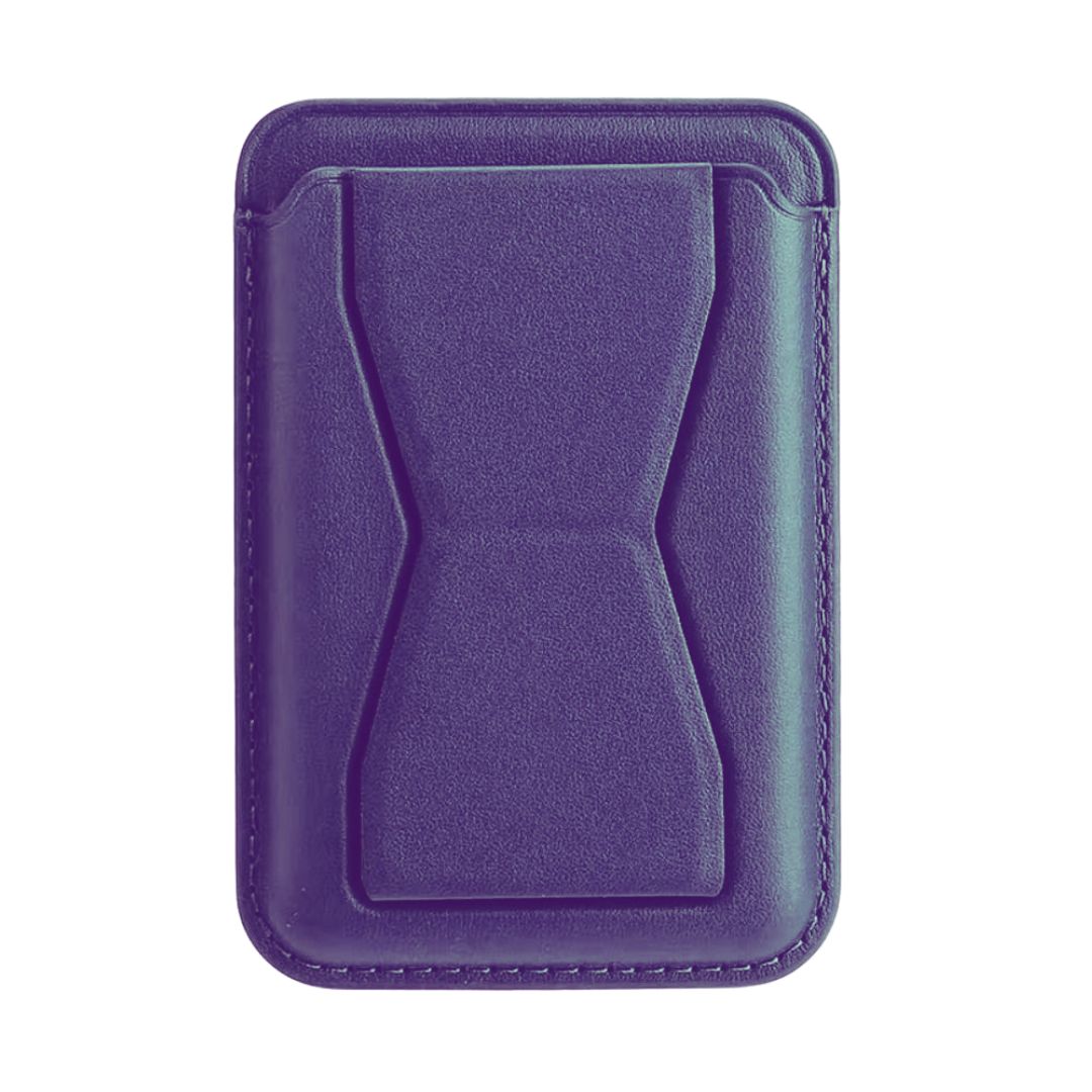 Apple iPhone MagSafe Supported Leather Wallet with Stand