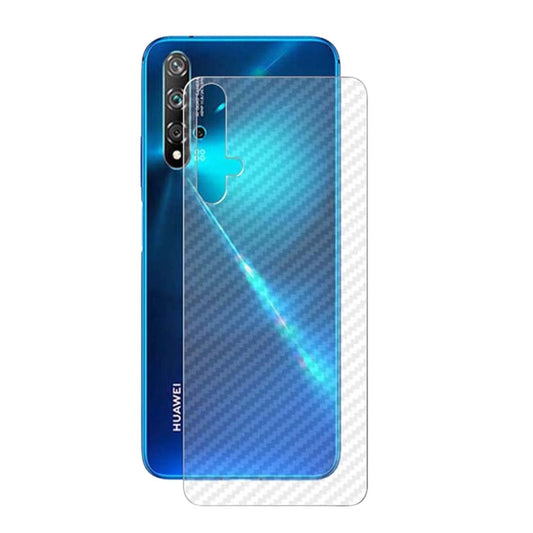 Huawei Nova 5T carbon Back Clear Skin Sticker