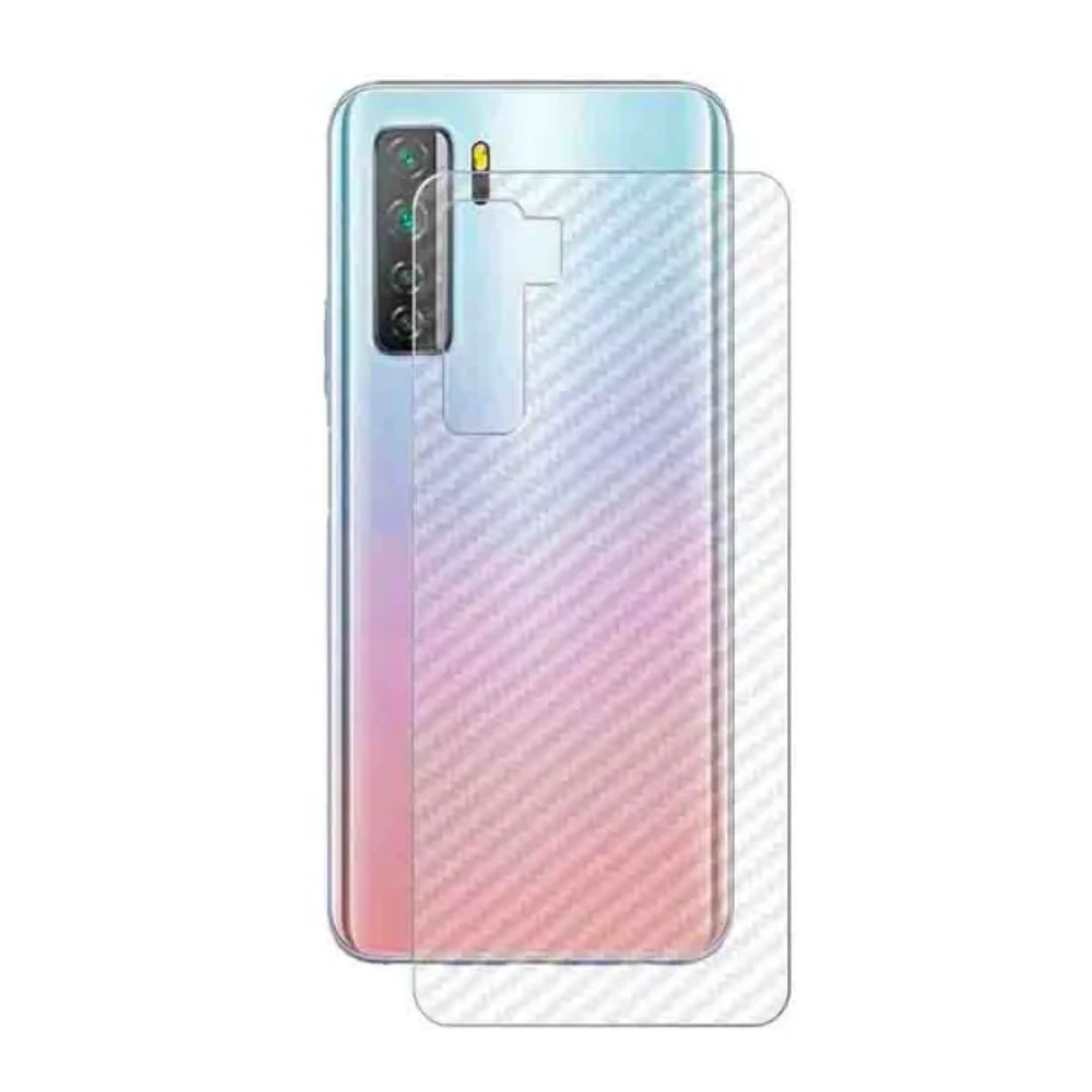 Huawei Nova 7 SE carbon Back Clear Skin Sticker