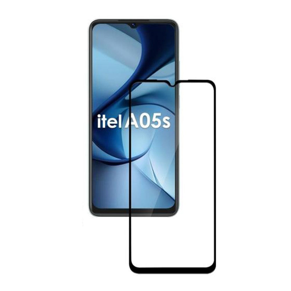 itel A05s Screen Protector Full HD Tempered Glass with installation Kit