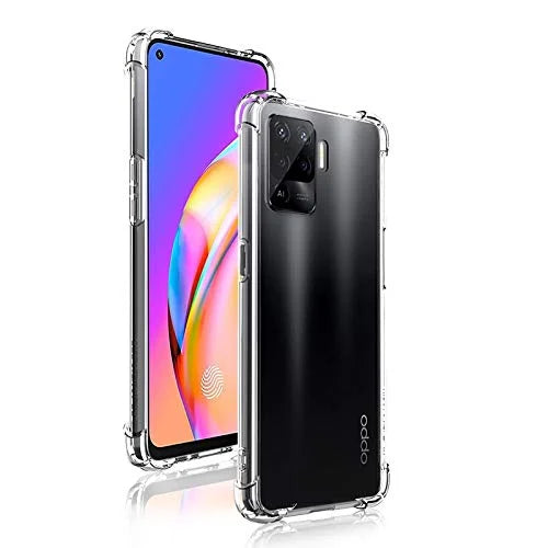 AntiShock Clear Back Cover Soft Silicone TPU Bumper case for OPPO F19 Pro