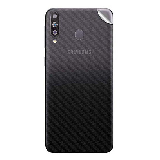 Samsung A20s carbon Back Clear Skin Sticker