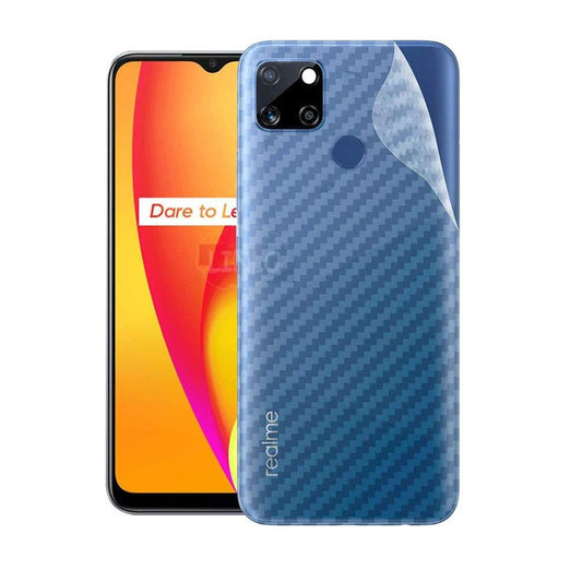 Realme C21Y carbon Back Clear Skin Sticker