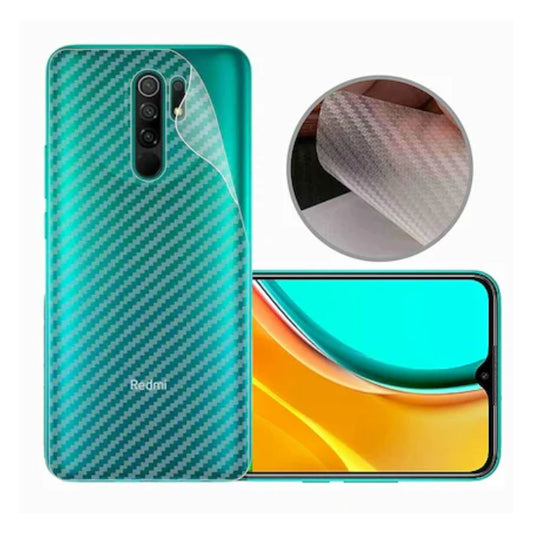 Redmi 9 carbon Back Clear Skin Sticker