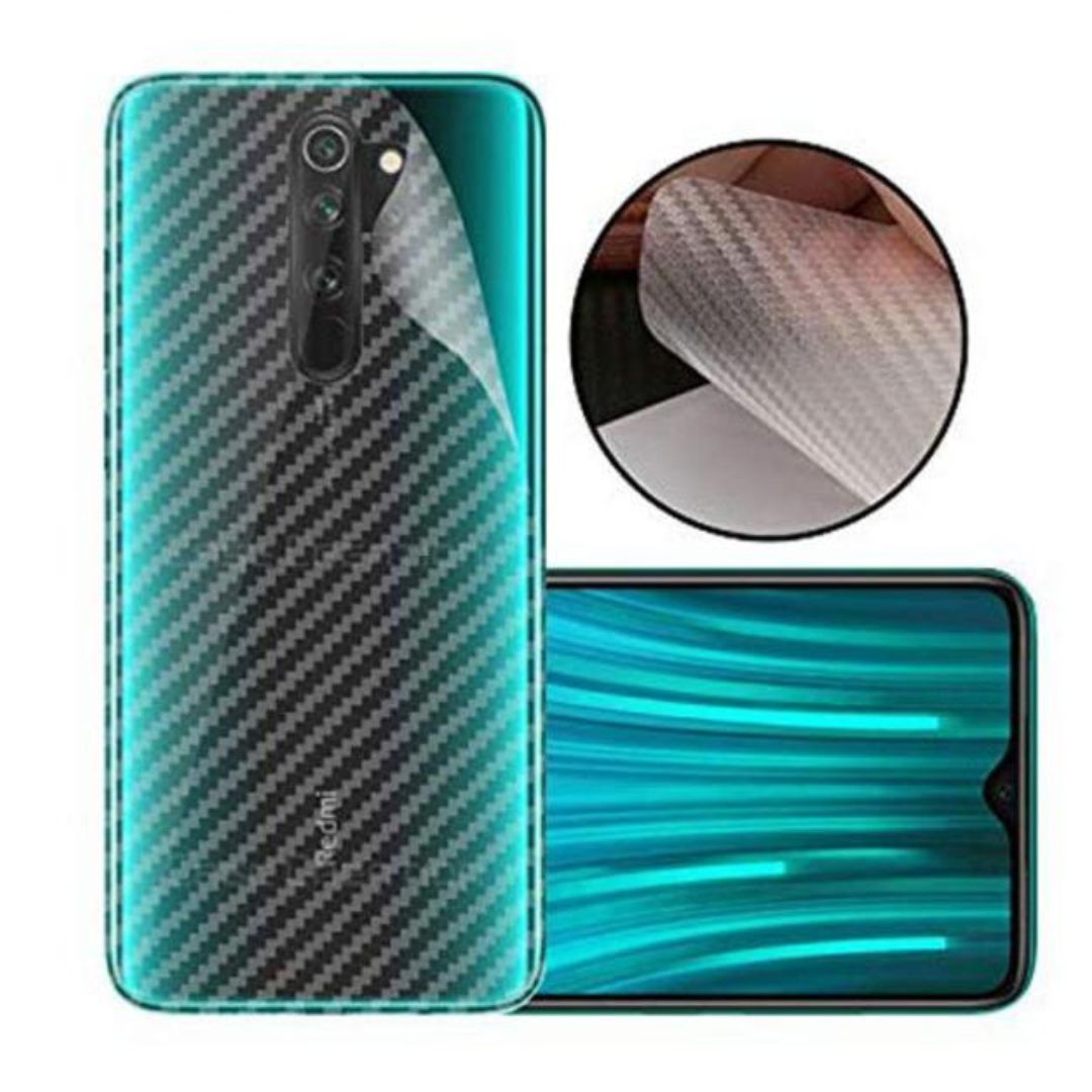 Redmi Note 8 Pro carbon Back Clear Skin Sticker