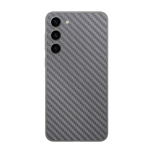 Samsung S23 carbon Back Clear Skin Sticker