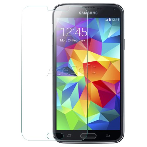 9H Clear Screen Protector Tempered Glass for Samsung S5