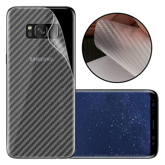 Samsung S8 carbon Back Clear Skin Sticker