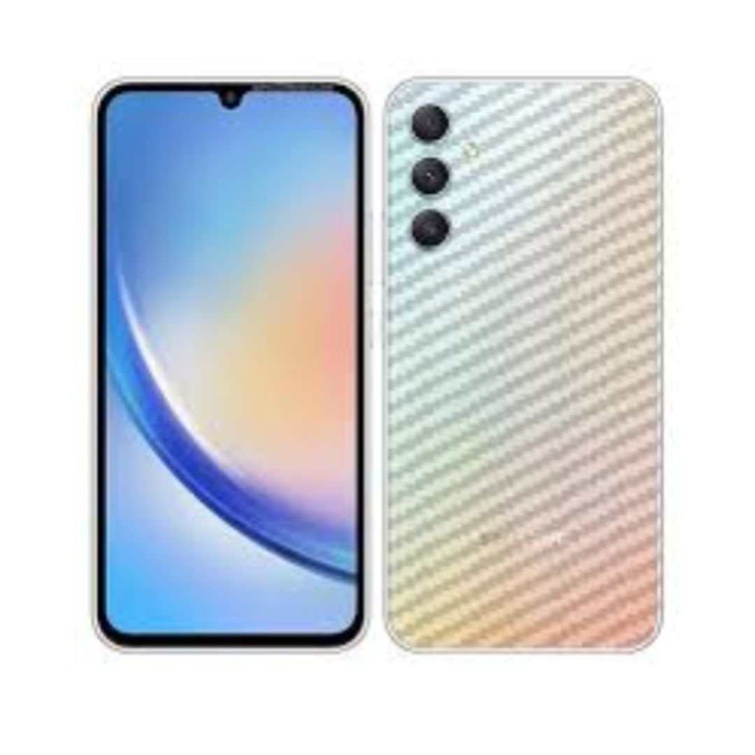 Samsung A34 Carbon Back Skin Protective Sticker - Textured Finish ...