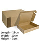 Craft Shipping Boxes (18cm x 10cm x 3cm) Cardboard box shipping storage strong packing hard Cardboard box