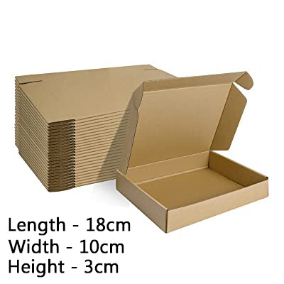 Craft Shipping Boxes (18cm x 10cm x 3cm) Cardboard box shipping storage strong packing hard Cardboard box