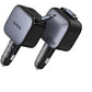 UGREEN Retractable Cable with USB-C + USB 60W Car Charger – Model EC602 – Compact In-Car Fast Charging Power Adapter for Smartphones, Tablets and USB Devices