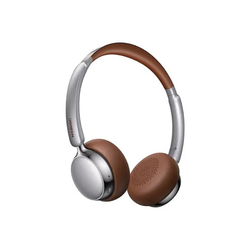 UGREEN Studio Plus 80Hrs Active Noise-Cancelling Headphones - Silver Brown – Model HP207 – Clear Audio Accessory for Music, Calls, Gaming, Streaming, Travel and Everyday Listening