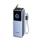 UGREEN 25000mAh 200W Smart Display Power Bank with Build-in Cable and Build-in Retractable Cable – Model PB728 – Portable Fast Charging Battery Pack for Smartphones, Tablets, Laptops and USB-Powered Devices