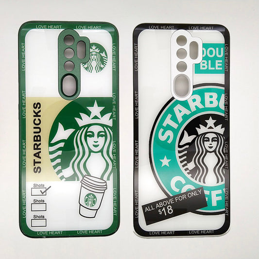 Starbucks Full Camera Lens Protective Hard Shel PC Case For OPPO OPPO A9 2020