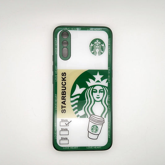 S1 Starbucks Series High Quality Perfect Cover Full Lens Protective Transparent TPU Case For Vivo S1