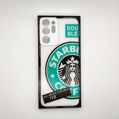 Starbucks Full Camera Lens Protective Hard Shel PC Case For Samsung Note 20 Ultra