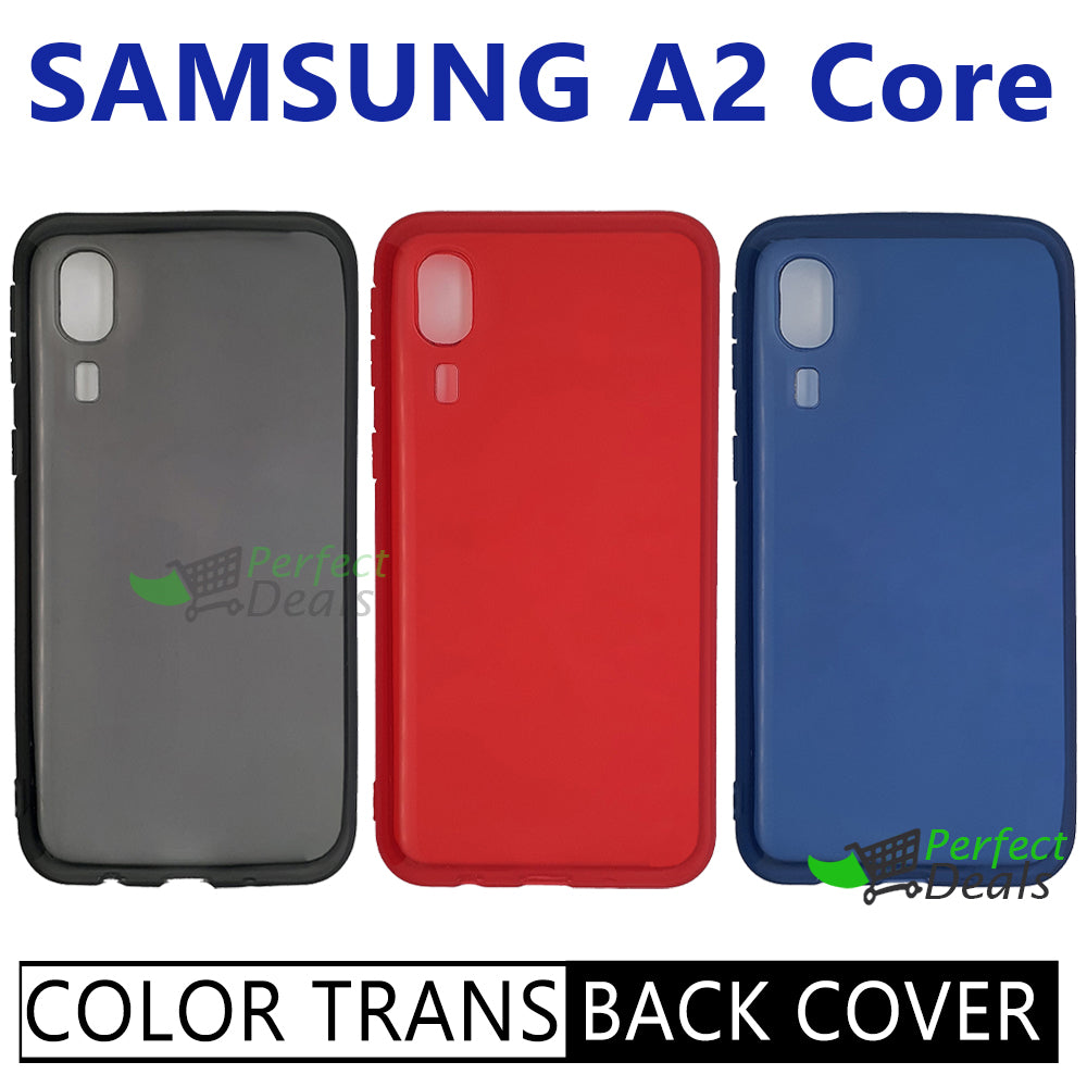 Semi Transparent TPU Case for Samsung A2 Core