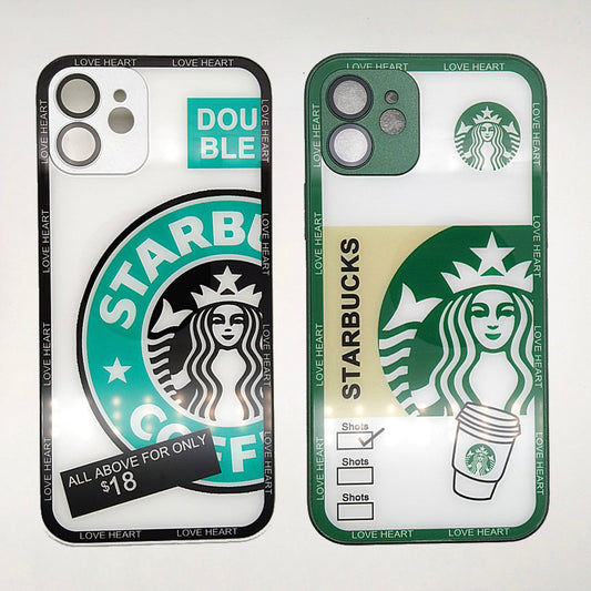 Starbucks Full Camera Lens Protective Hard Shel PC Case For apple iPhone 12