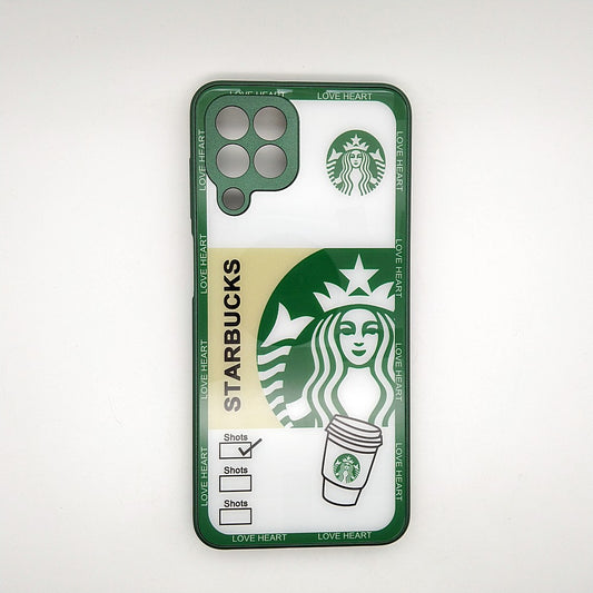 M33 5G Starbucks Series High Quality Perfect Cover Full Lens Protective Transparent TPU Case For Samsung M33 5G